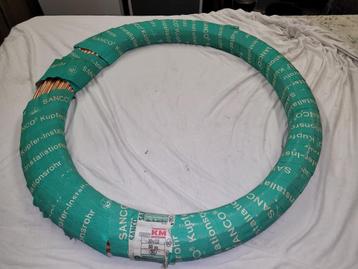 1 rol 50 mtr zachtkopren buis 12/10mm Sanco Giveg KIWA keur. beschikbaar voor biedingen