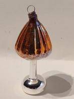 oude kerstbal staande lamp H 8,5 cm gekleurd, Diversen, Kerst, Ophalen, Gebruikt