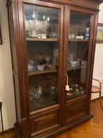 Antieke buffetkast / vitrinekast frans, Huis en Inrichting, Ophalen, Gebruikt, 100 tot 150 cm, 200 cm of meer