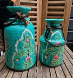 Nepalese kruik 'Ibiza style ', Overige kleuren, Aardewerk of Porselein, Nieuw, Ophalen of Verzenden