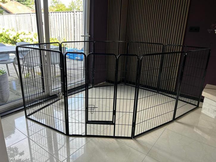 Puppyren zo goed als nieuw!!, Dieren en Toebehoren, Hondenhokken, Zo goed als nieuw, 110 cm of meer, Ophalen
