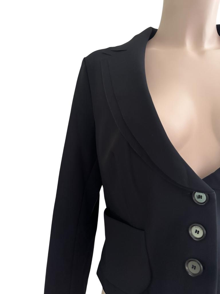 Sophia Pigozzi blazer L, Kleding | Dames, Jasjes, Kostuums en Pakken, Zwart, Ophalen of Verzenden, Zo goed als nieuw, Maat 34 (XS) of kleiner