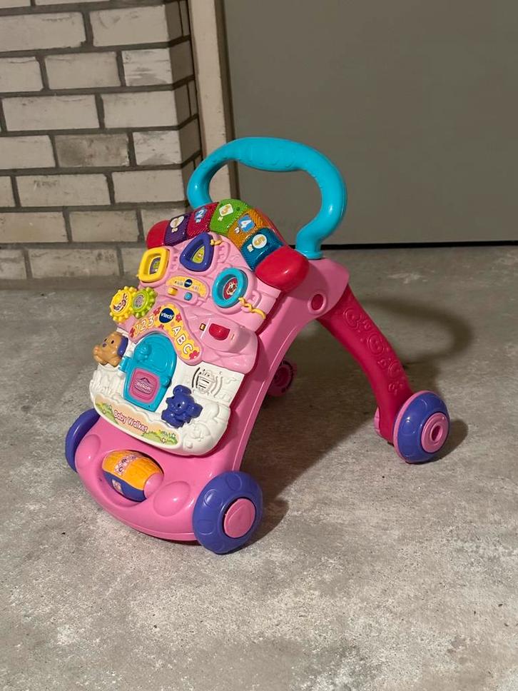 VTech Baby Walker - Loopwagen, Kinderen en Baby's, Speelgoed | Babyspeelgoed, Zo goed als nieuw, Auto, Met licht, Ophalen