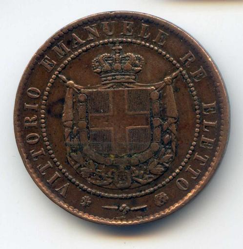 Toscanië 5 Centesimi 1859 ZFR Iets glimmend, Postzegels en Munten, Munten | Europa | Niet-Euromunten, Italië, Verzenden