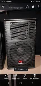 Pa professionele spirit  speakers 300 watt, Ophalen, Zo goed als nieuw, Minder dan 500 watt, P.A.