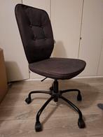 In hoogte verstelbare bureaustoel, Ophalen of Verzenden, Zwart