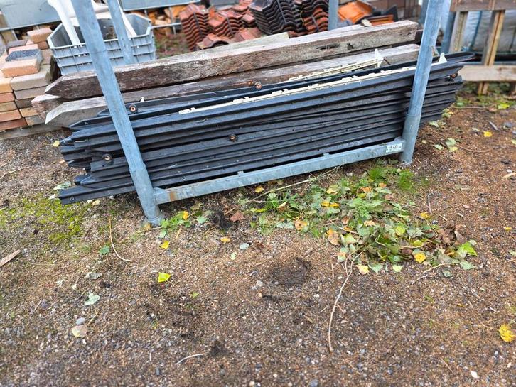 Kunststof Afrasteringspalen 70x70x1900, Tuin en Terras, Tuinpoorten, Zo goed als nieuw, Kunststof, 150 tot 200 cm, Minder dan 100 cm