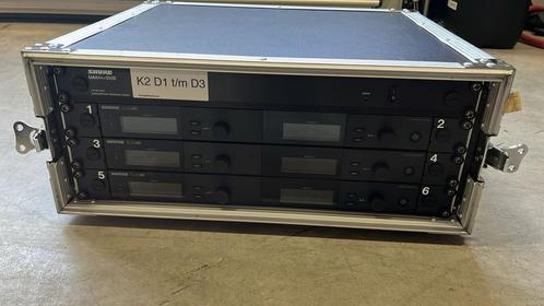 Shure SLXD sets + RF venue Distro + 8x SLXD beltpack, Muziek en Instrumenten, Microfoons, Zo goed als nieuw, Zangmicrofoon, Draadloos