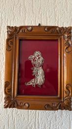 Set van 2 Vintage Filigraan Wanddecoraties – Handgemaakt –, Ophalen of Verzenden, Zo goed als nieuw, Hout, Minder dan 50 cm