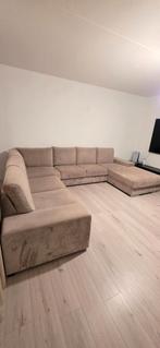 Grote hoekbank met chaise longue, Ophalen, Gebruikt, Stof, Modern