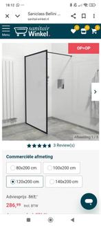 Mooie douchewand inloopdouche, Ophalen, 100 tot 150 cm, 75 cm of meer, Overige typen