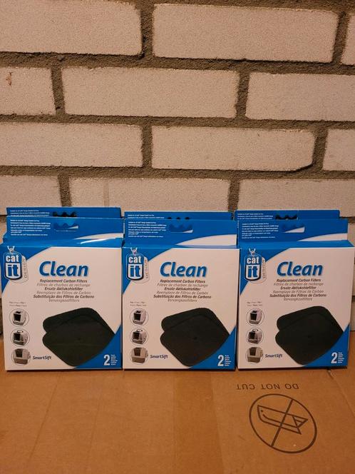 Nieuw! Catit design clean smartsift vervangkoolfilters, Dieren en Toebehoren, Kattenbakken, Nieuw, Ophalen of Verzenden