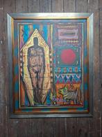 schilderij op doek 95x115 cm, Antiek en Kunst, Ophalen of Verzenden