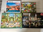 4 puzzels - 1000 stukjes, Ophalen of Verzenden, 500 t/m 1500 stukjes, Zo goed als nieuw