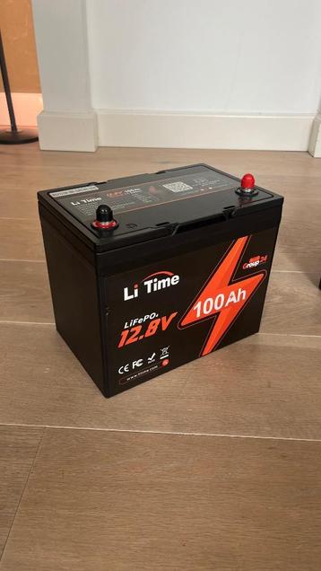 LiFePo4 LiTime 12V 100Ah Group24 lithium-accu beschikbaar voor biedingen