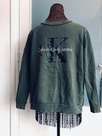 Calvin Klein Trui - Army Green - ZGAN - Maat M, Ophalen of Verzenden, Zo goed als nieuw, Groen, Calvin Klein Jeans