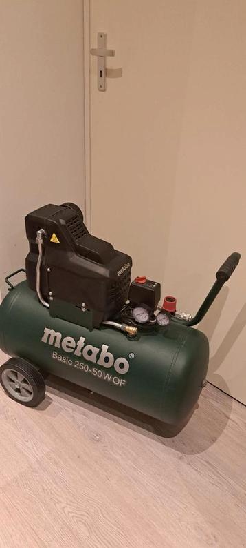 Metabo Basic 250-50 W Compressor zo goed als nieuw. beschikbaar voor biedingen