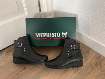 (NIEUW) Prachtig ECHT LEDEREN zwarte MEPHISTO laarsjes mt 37 beschikbaar voor biedingen