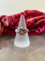 Citrien Madeira spinel beschermt welvaart succes magie, Sieraden, Tassen en Uiterlijk, Ringen, Geel, Nieuw, Ophalen of Verzenden