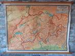 schoolkaart wandkaart  Zwitserland  **VERZ/OPH**, Antiek en Kunst, Antiek | Schoolplaten, Ophalen, Aardrijkskunde