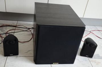 Tannoy MX10 actieve subwoofer met 2 stuks SFX satellieten beschikbaar voor biedingen