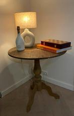 Leuk houten wijntafel 70 cm diameter, Ophalen