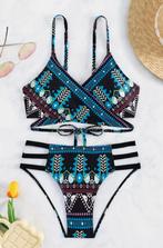 Boho bikini badpak met Azteekse patronen maat m, Ophalen of Verzenden, Nieuw, Zwart, Badpak