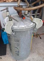 Drukvat voor vloeistoffen, Ophalen, Gebruikt