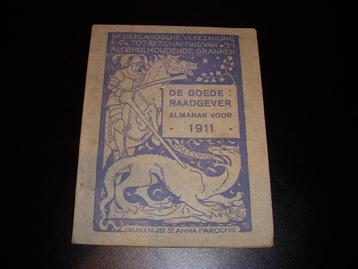 Almanak uit 1911 Afschaffing Alcoholische dranken Friesland beschikbaar voor biedingen