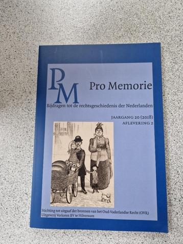 Pro memorie . Tijdschrift voor de Rechtsgeschiedenis