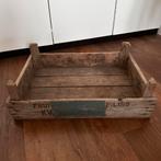 Oude houten veilingkrat, Ophalen, Gebruikt, 40 tot 60 cm, 50 tot 75 cm