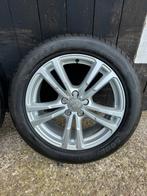 Originele Audi s-line Q3 velgen 5x112 goodyear zomer 18? set, Auto-onderdelen, Niet ingevuld, 18 inch, Gebruikt, Banden en Velgen