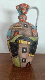 Vintage Fratelli Fraciullacci vaas/kruik Italy 34cm hoog., Antiek en Kunst, Ophalen of Verzenden