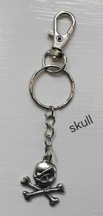 Sleutelhanger skull - doodshoofd, Overige materialen, Hangers, Nieuw, Ophalen of Verzenden