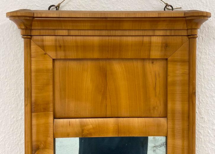 Biedermeier Wandspiegel antiek, Antiek en Kunst, Antiek | Spiegels, Rechthoekig, Ophalen