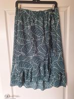 Groene lange rok met print van Up 2 Fashion maat S/M, Maat 38/40 (M), Ophalen of Verzenden, Gedragen, Onder de knie