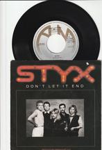 STYX  -  DON'T LET IT END  ///  ROCKIN' THE PARADISE   [7''], Verzenden, 1980 tot 2000, Zo goed als nieuw, Overige formaten