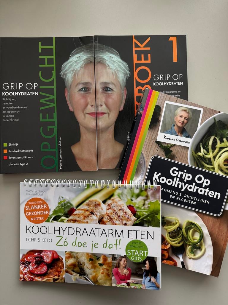Koolhydraatarme kookboeken - Yvonne Lemmers & meer, Boeken, Kookboeken, Gelezen, Hoofdgerechten, Nederland en België, Gezond koken
