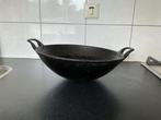 Gietijzeren Wok - Klassiek en Duurzaam, Ophalen of Verzenden, Gebruikt, Gietijzer, Wok