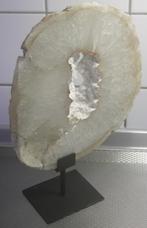 Gepolijste KWARTSAGAAT plak in standaard, 3,5 kilo, Verzenden, Overige typen