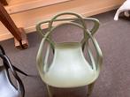 Kartell, Masters Design 2 groene en 6 zwarte stoelen, Kunststof, Zwart, Zo goed als nieuw, Vijf, Zes of meer stoelen