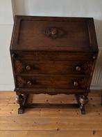 Antiek Eikenhouten Secretaris Bureau, Ophalen, Gebruikt