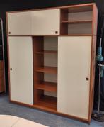Vintage Pastoe kast kledingkast KP 21 houten wandkast hout, Ophalen, Gebruikt, Mid century modern dutch design, 200 cm of meer