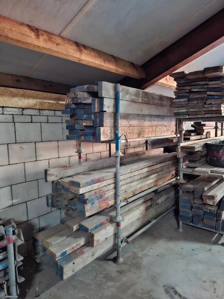 Baddingen / balkhout / vuren 60x160, Doe-het-zelf en Verbouw, Hout en Planken, Gebruikt, Balk, Vuren, 250 tot 300 cm, 50 mm of meer