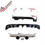 GOLF 7.5 R20 LOOK Diffuser+Uitlaat |17-20 |Hoogglans zwart, Ophalen of Verzenden