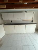 Oude werkbank met keukenkastjes - gratis, Doe-het-zelf en Verbouw, Werkbanken, Ophalen, Gebruikt
