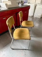2 Gispen stoelen Gebroeders de Wit, Gebruikt, Twee, Overige kleuren, Ophalen of Verzenden