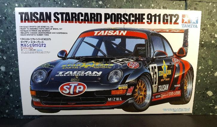 Porsche 911 GT2 TAISAN No 35 1:24 Tamiya, Hobby en Vrije tijd, Modelbouw | Auto's en Voertuigen, Nieuw, Auto, Groter dan 1:32