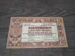 Mooi biljet 1 gulden 1938, zilverbon, Postzegels en Munten, Bankbiljetten | Nederland, Ophalen of Verzenden, 1 gulden