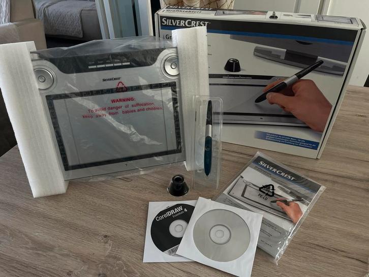 SilverCrest Grafisch Tablet, Computers en Software, Tekentablets, Zo goed als nieuw, Bedraad, Multi-touch, Ophalen of Verzenden